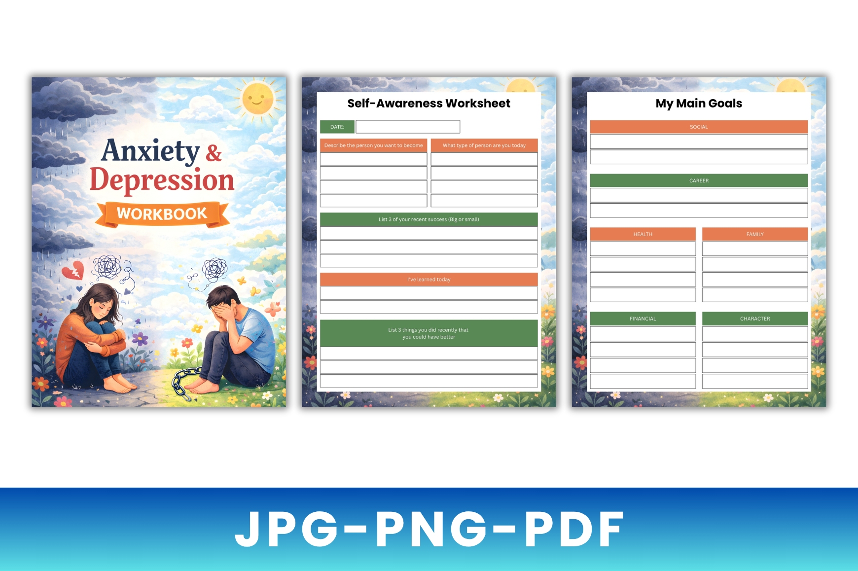 Anxiety and Depression Workbooks