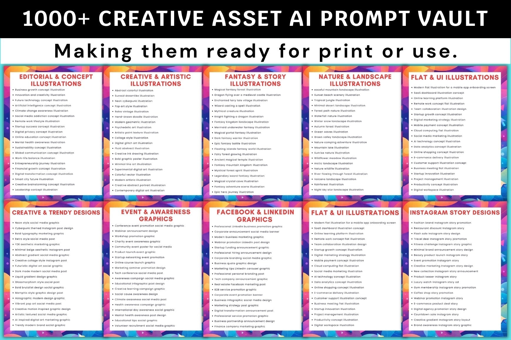 Creative Asset AI Vault Prompts