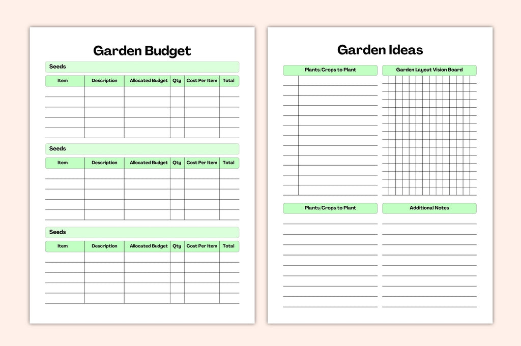 Home Gardening Planner
