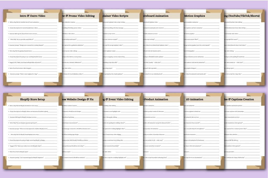 Freelancing Niche Planner Guide