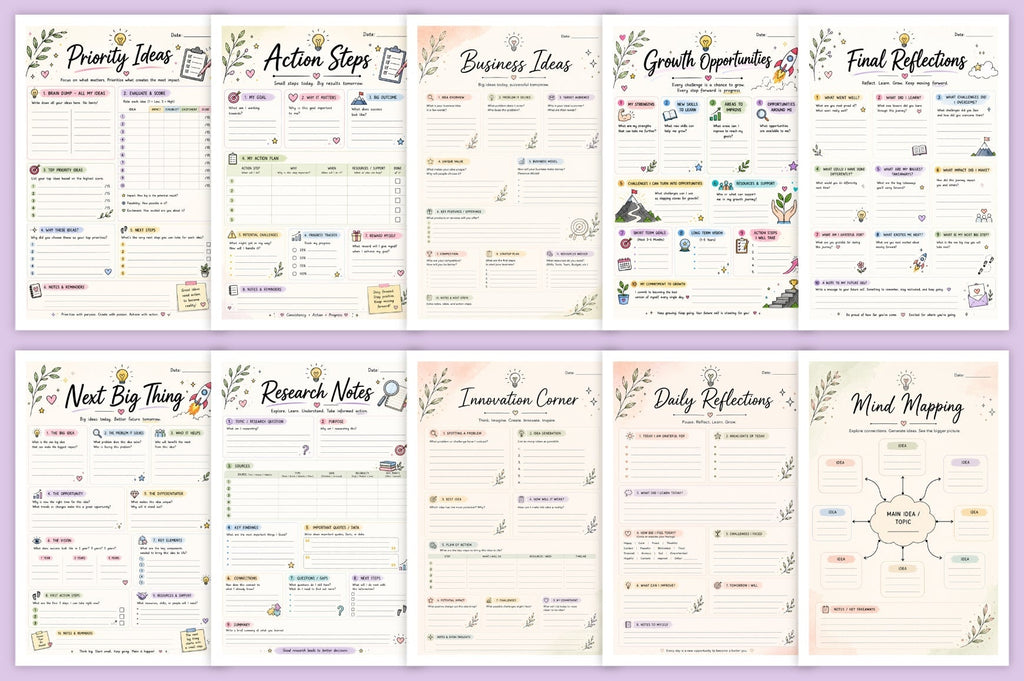 Creative Thoughts Ideas Journal