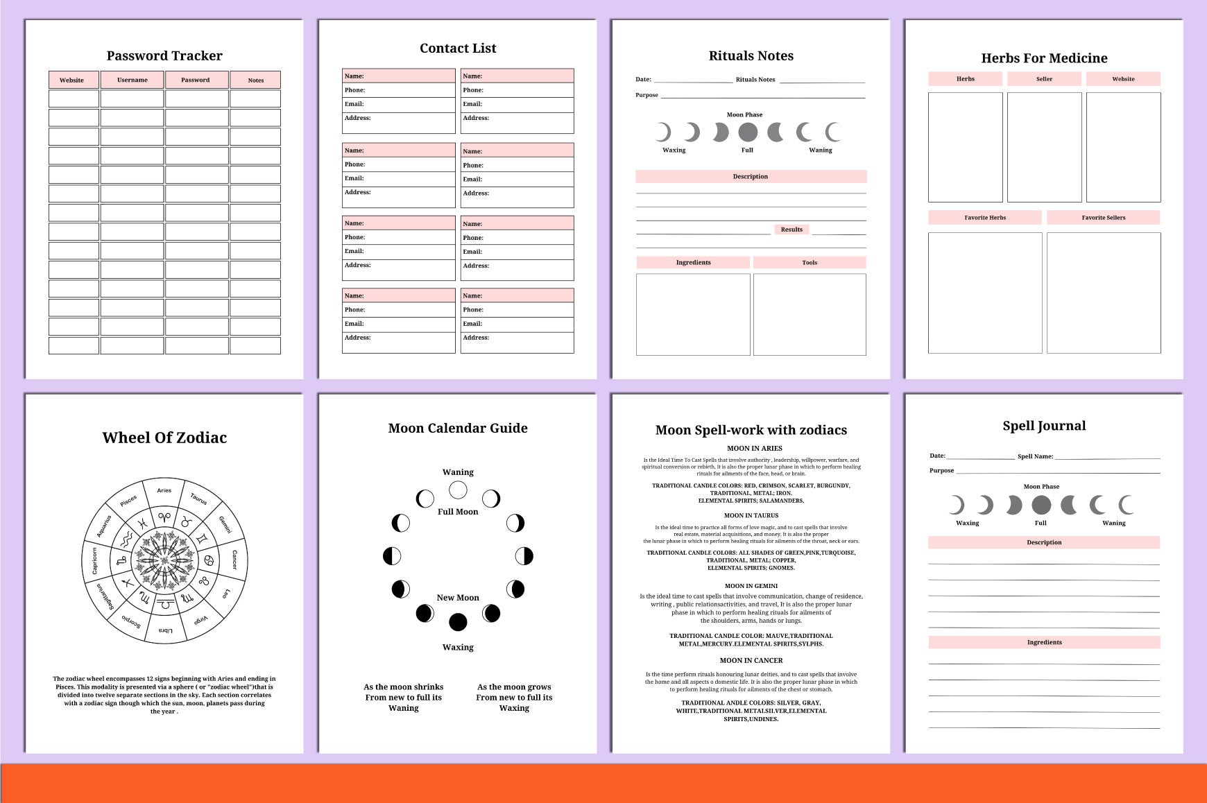 Witchy Planner: Mystical Organization Tool