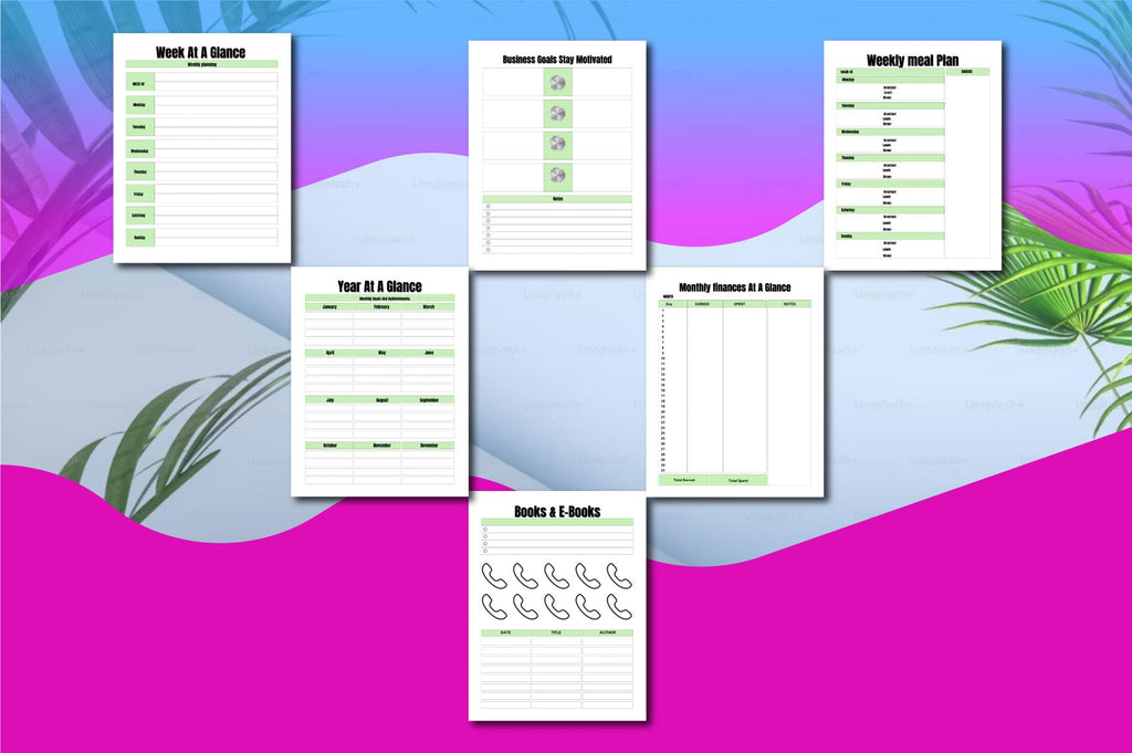 Working From Home Planner