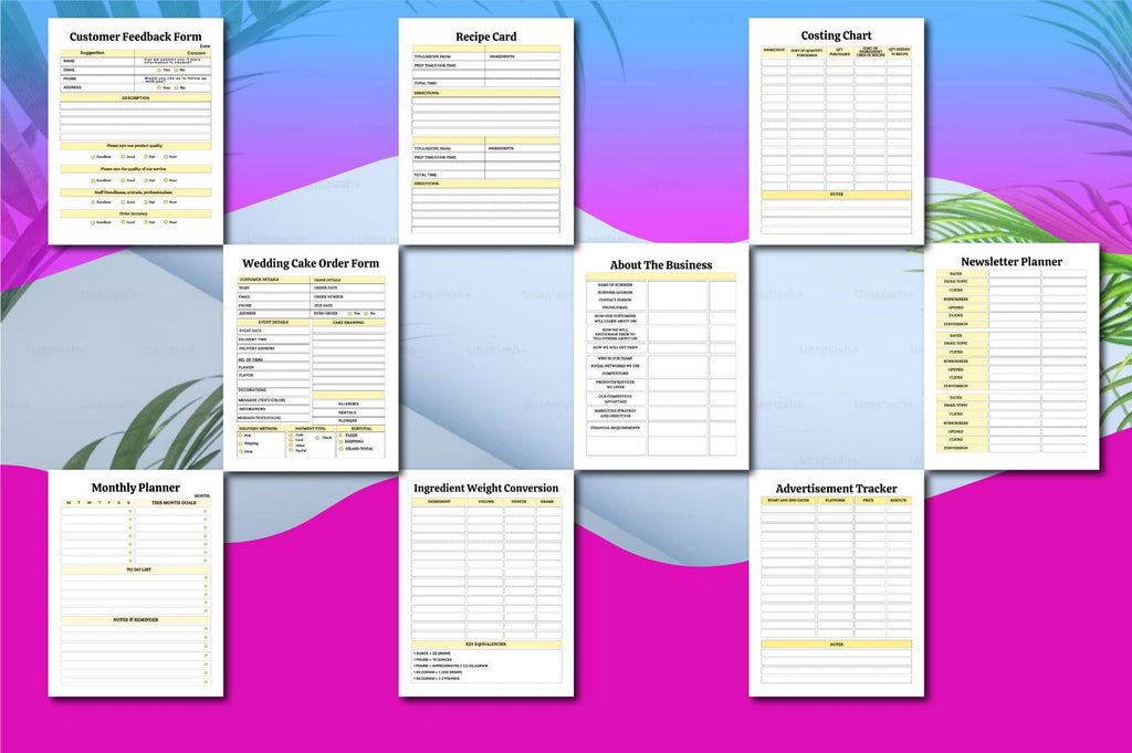 Bakery Business Planner