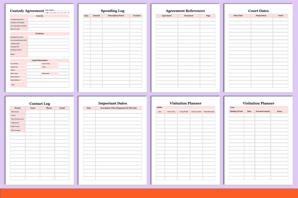 Child Custody Binder Guide