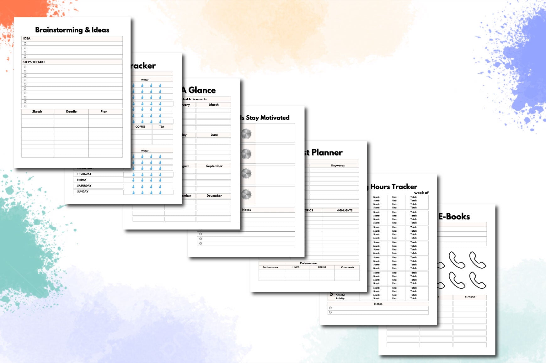 Working From Home Planner