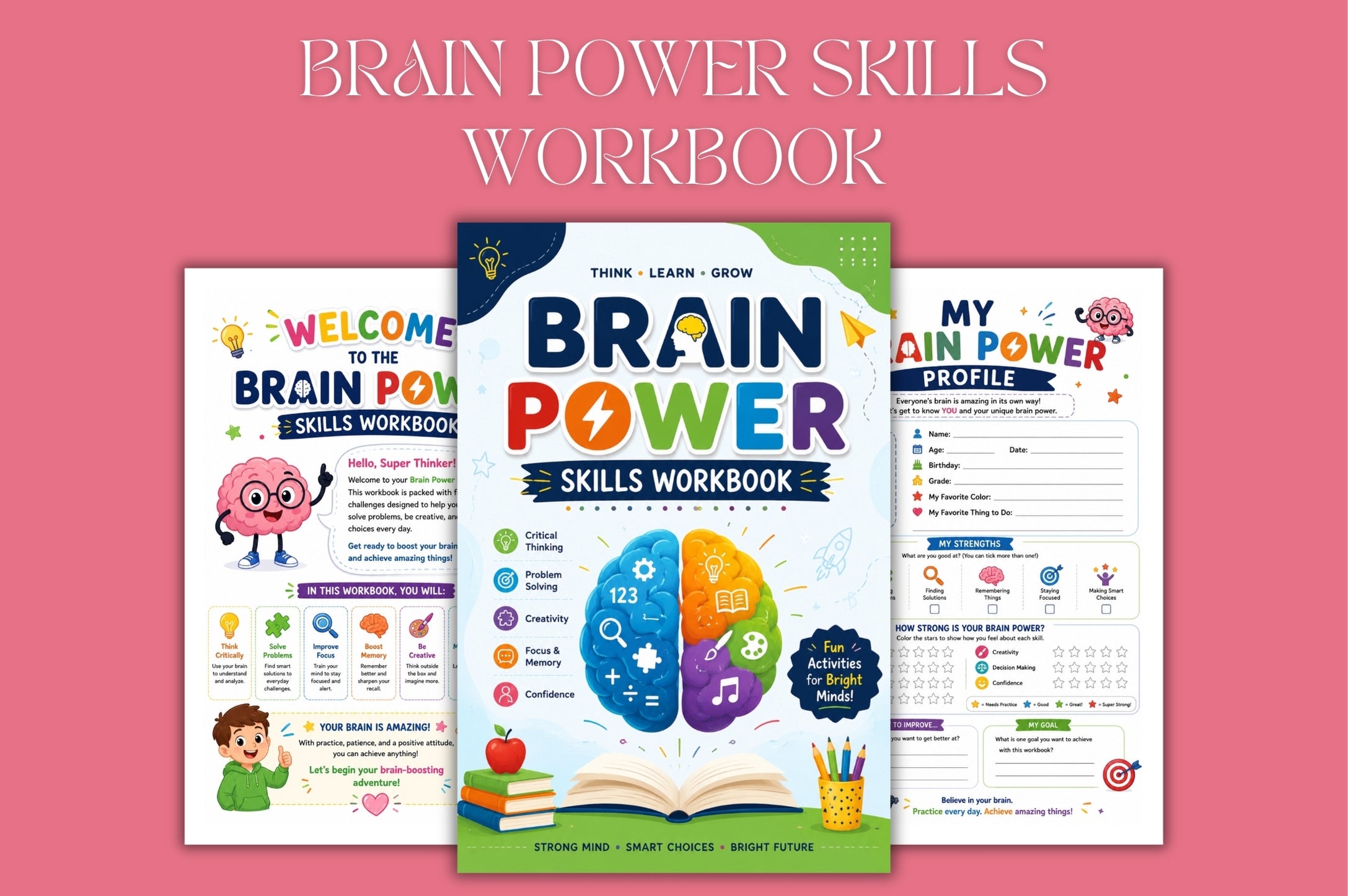 Brain Power Skills Workbook