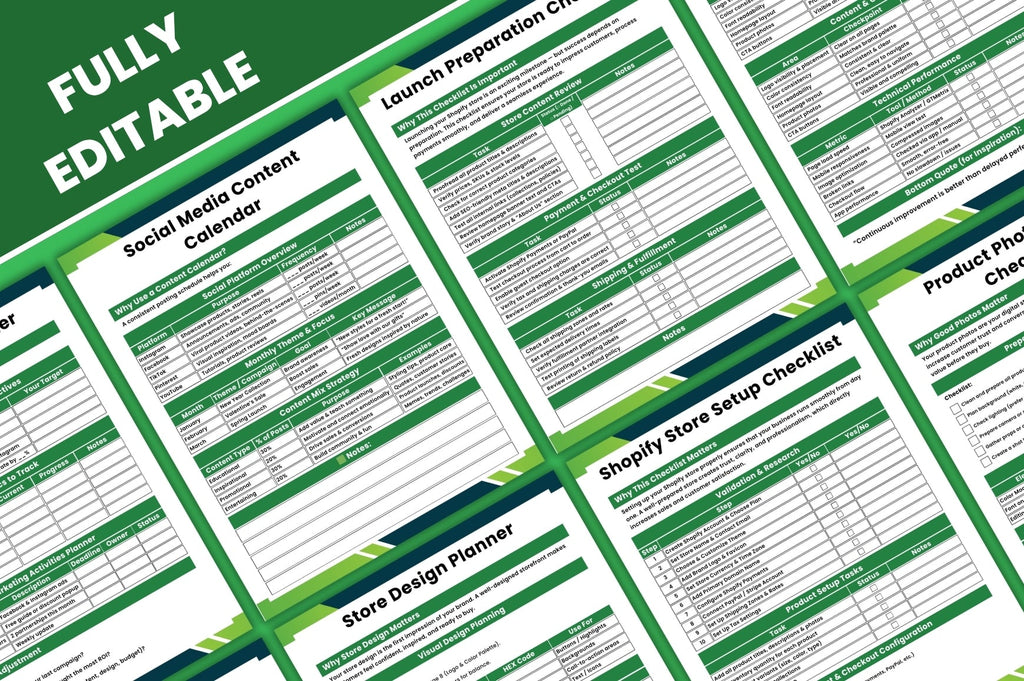 Shopify Business Workbook for Success