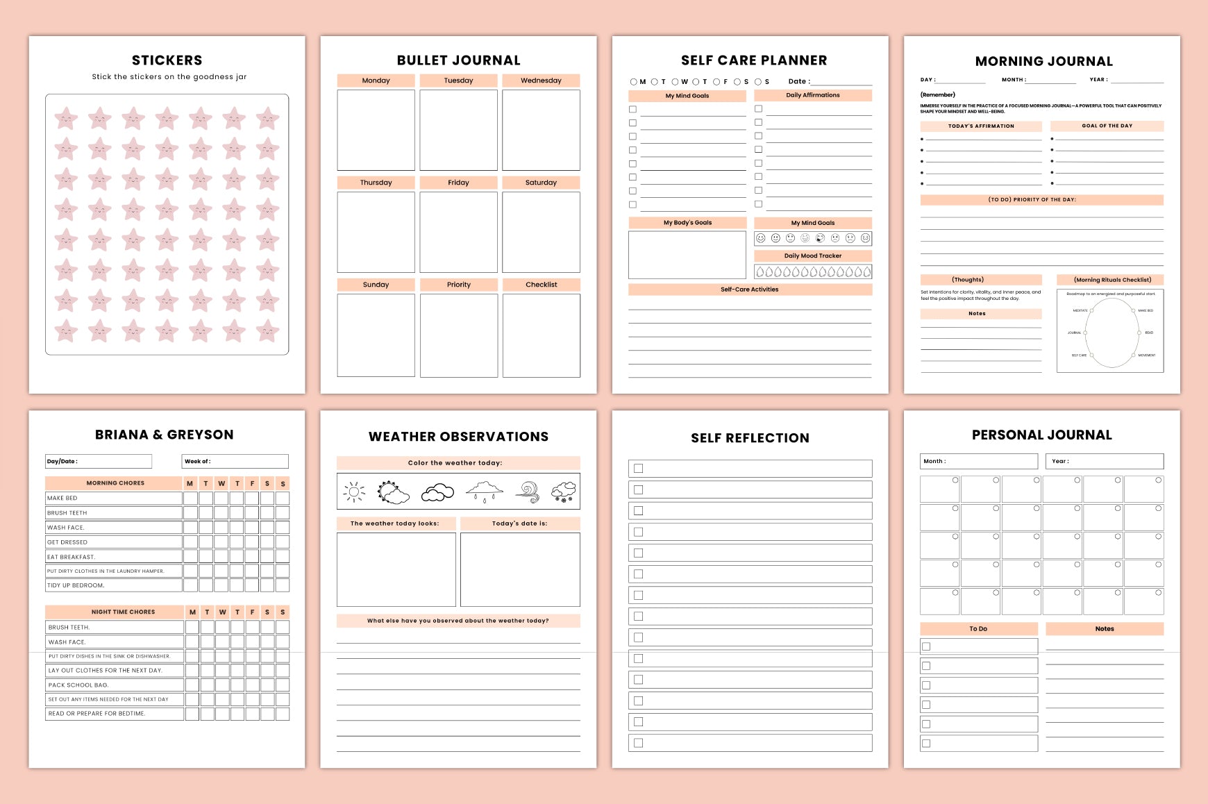 Mindful Moments Daily Journal