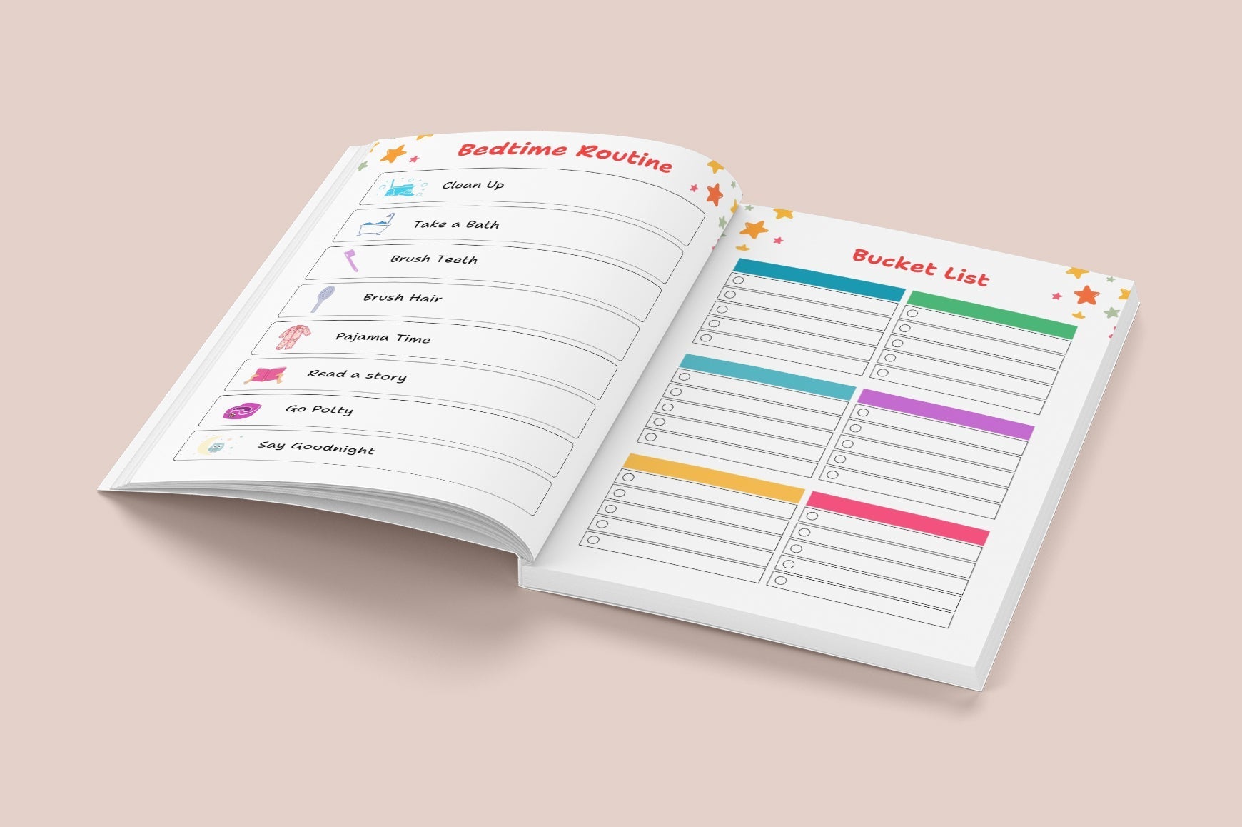 Kids Chore Responsibility Chart Planner