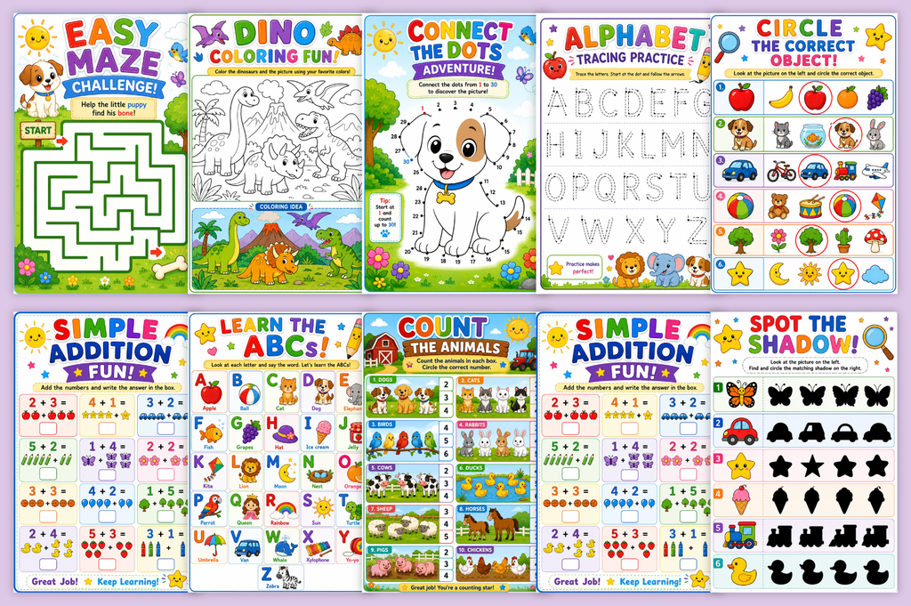Amazing Activity For Kids Book