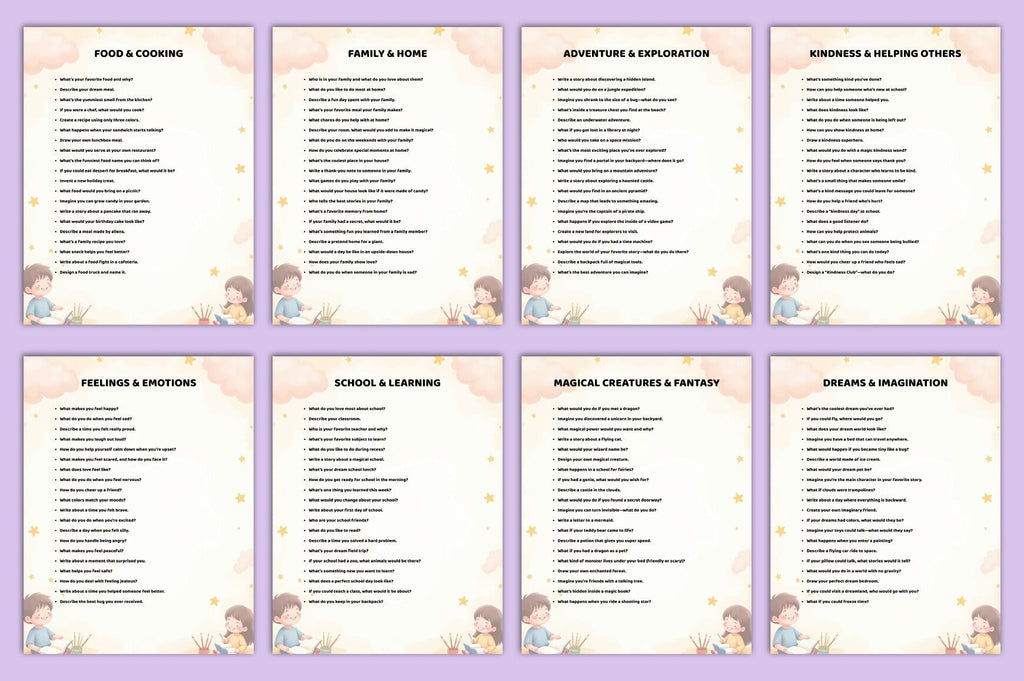 Drawing Prompts for Kids
