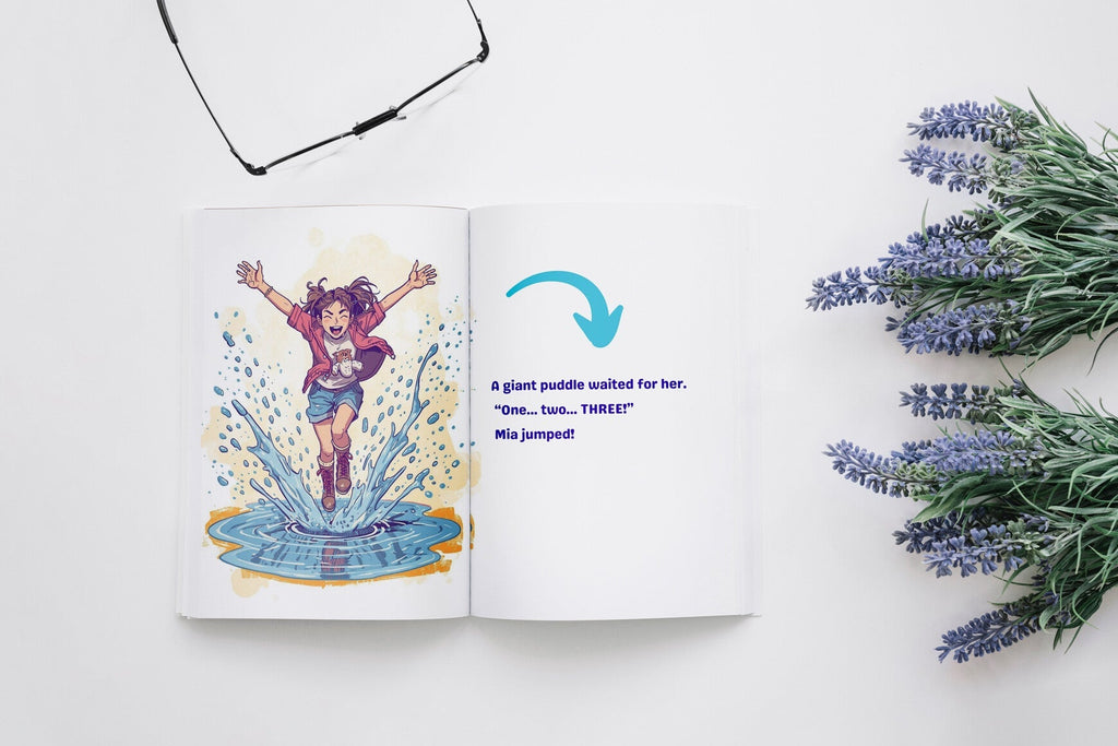 Mia's Sparkling Puddle Jumps Book
