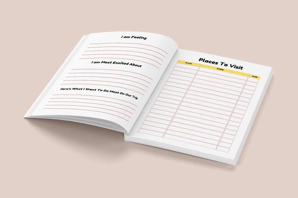Kids Vacation Travel Journal