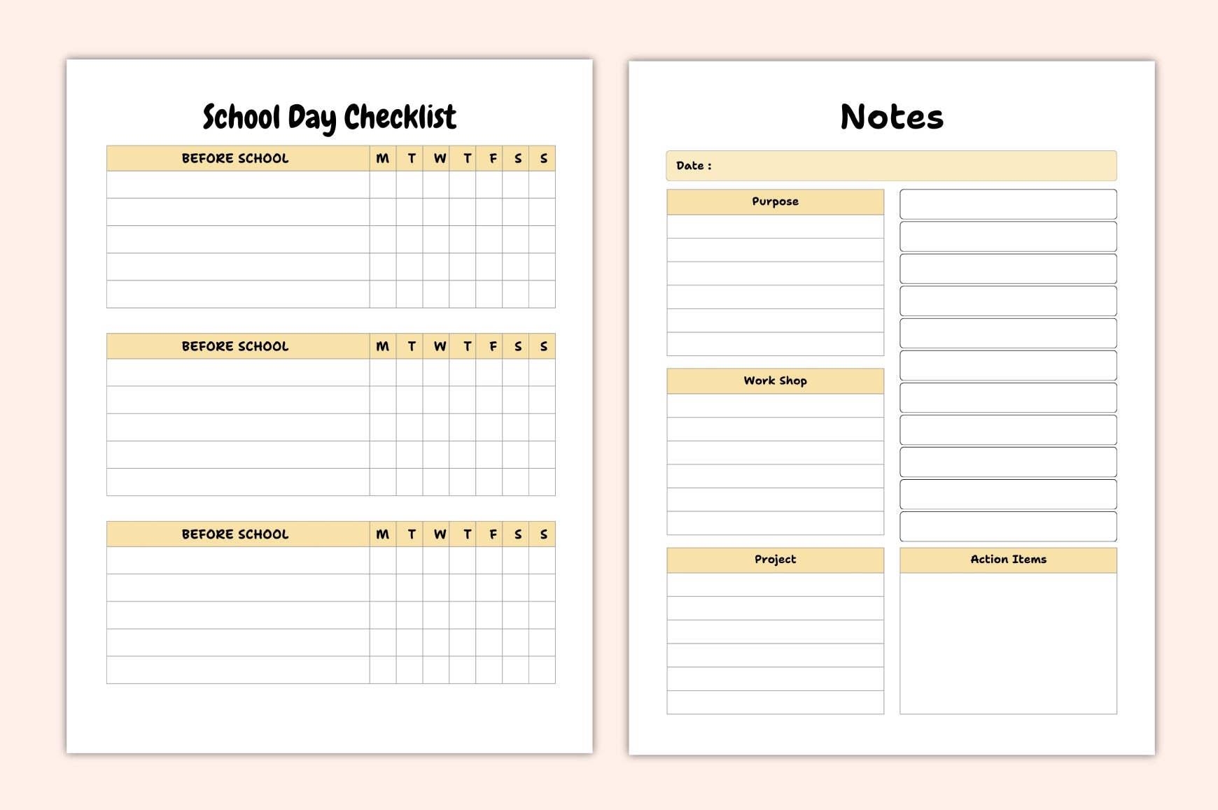 Kids Routine Planner