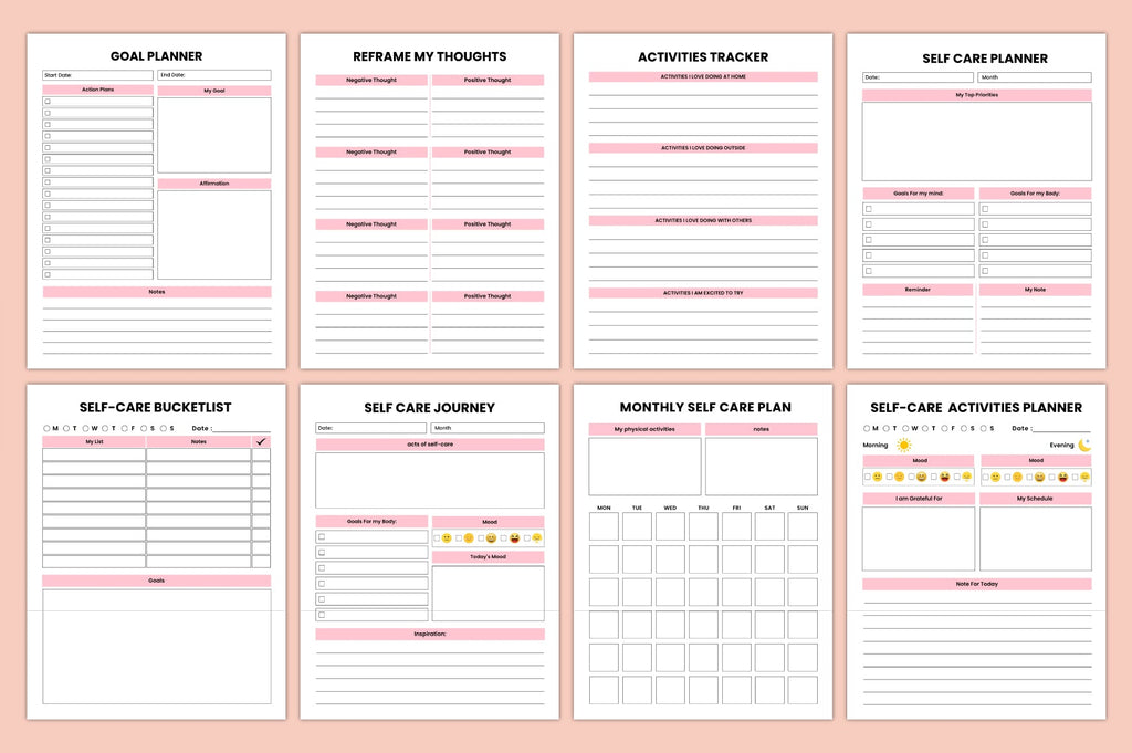 Depression Self Care Journal