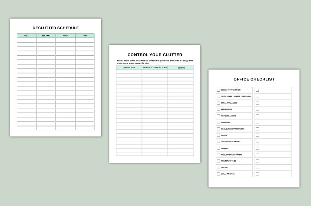 Fresh Start Declutter Journal