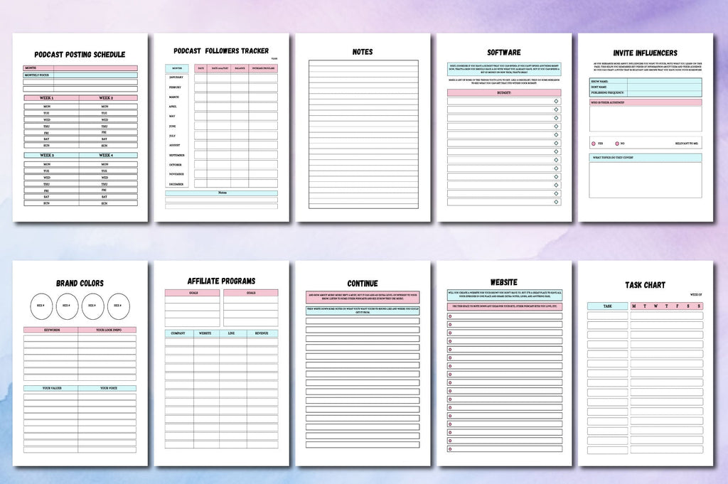Podcast Planner