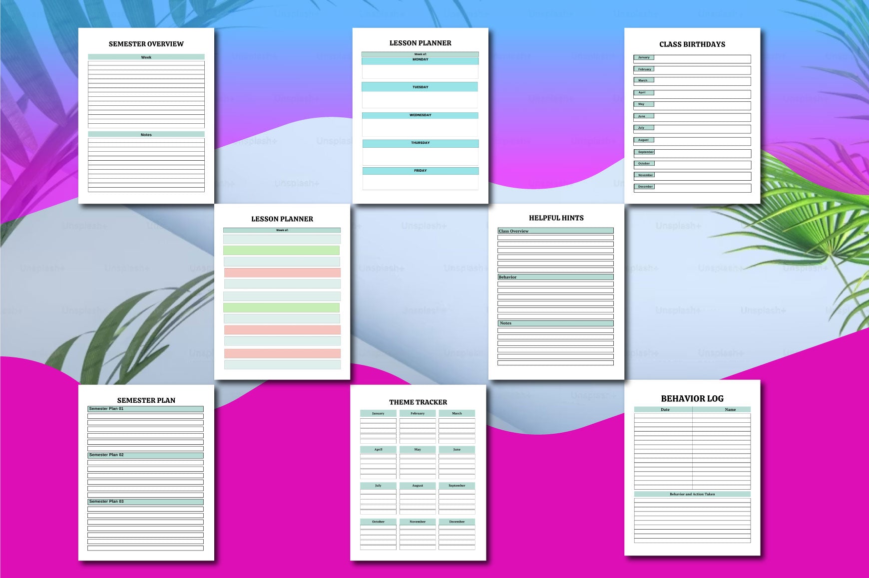 Teacher Planner