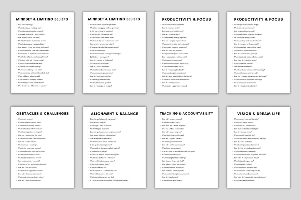 Goal Setting Prompts
