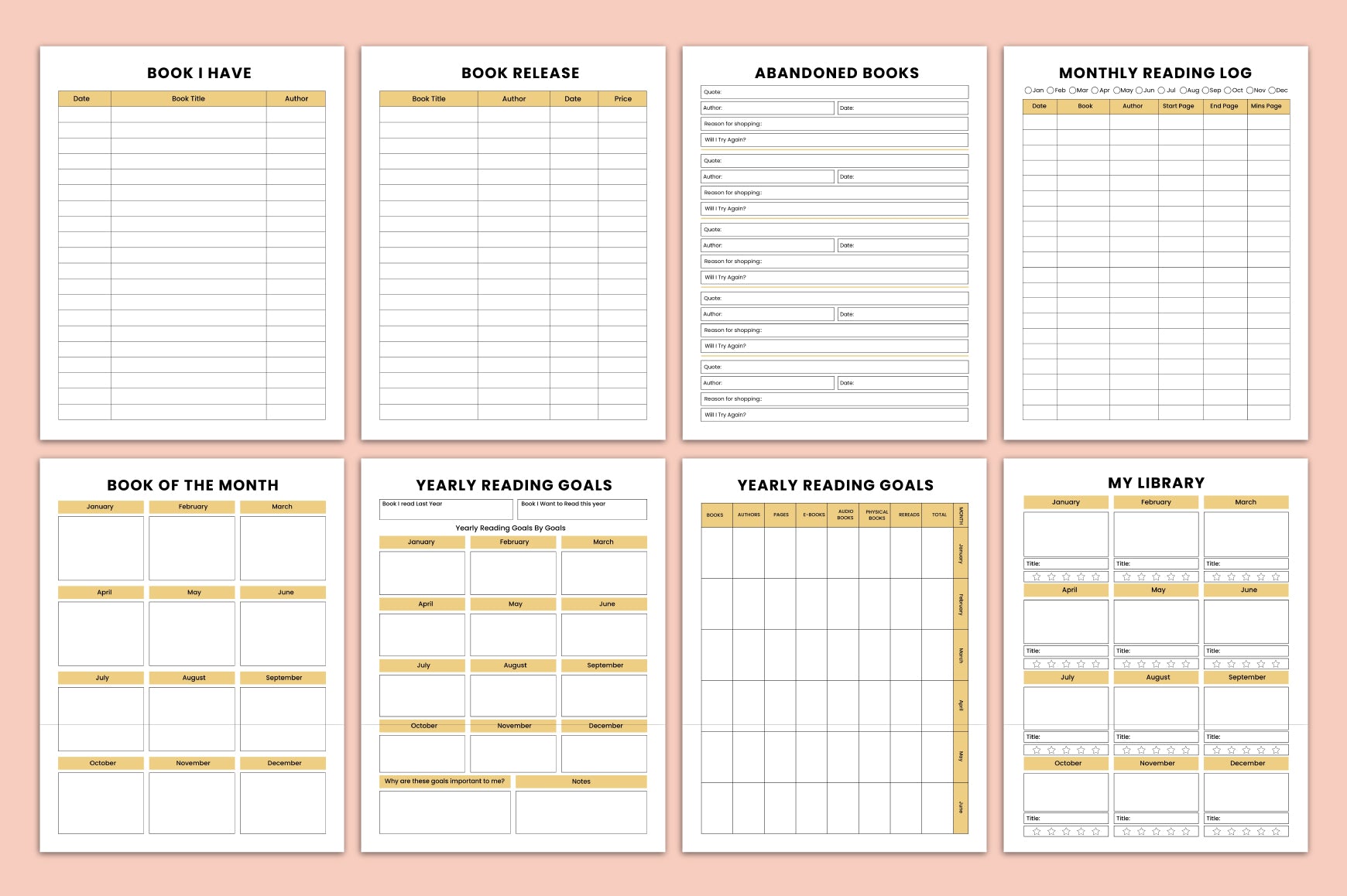 Reading Progress Journal