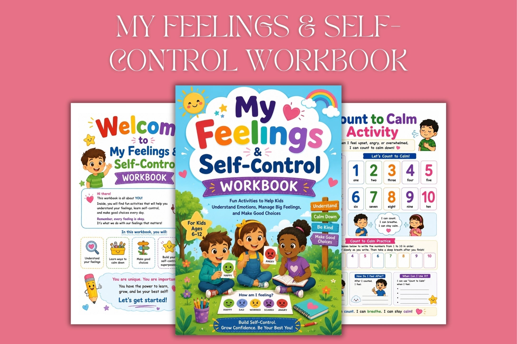 My Feelings Self Control Workbook