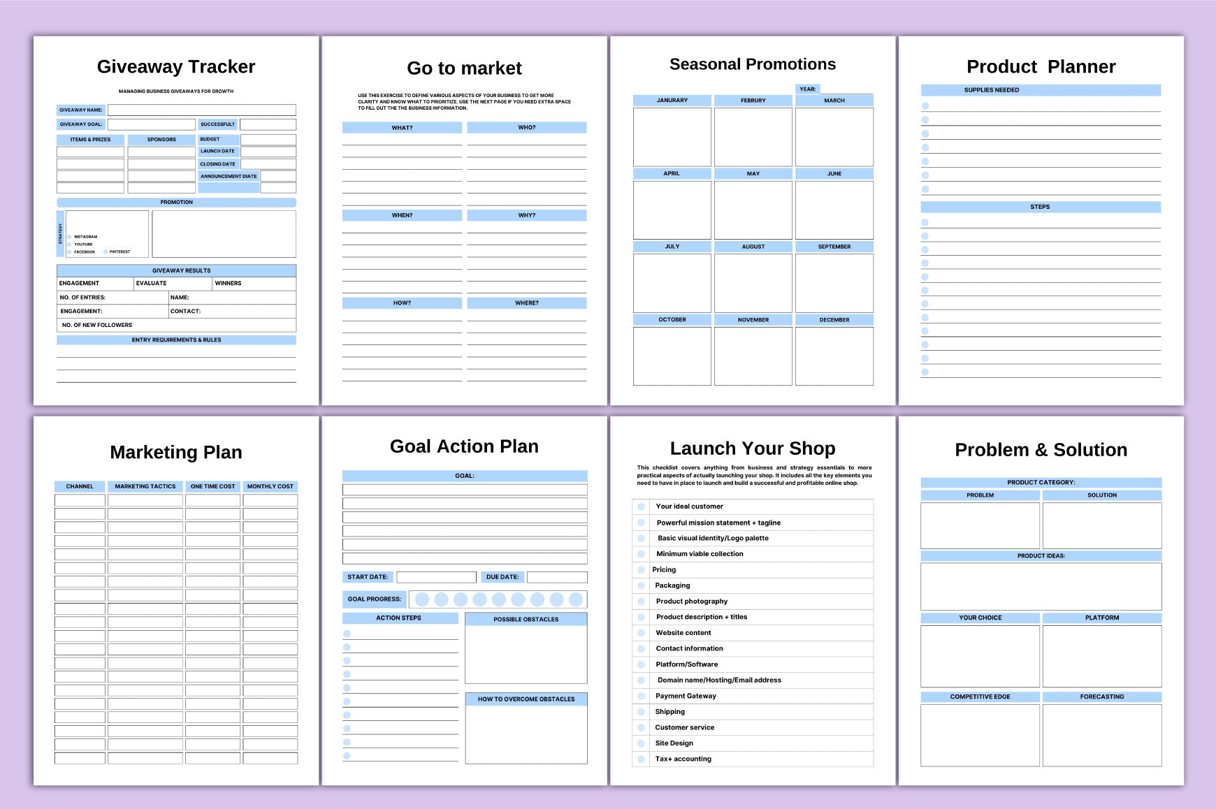 New Product Launch Planner
