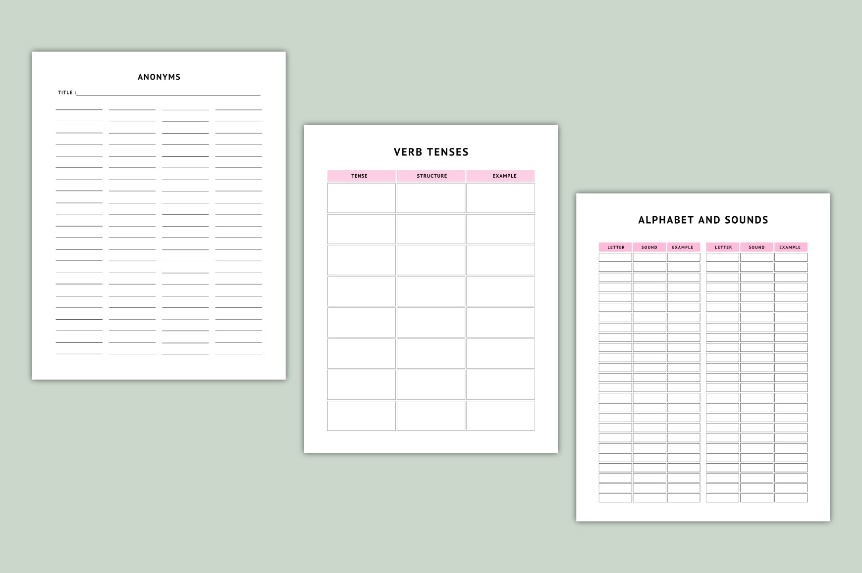 Language Skills Progress Journal
