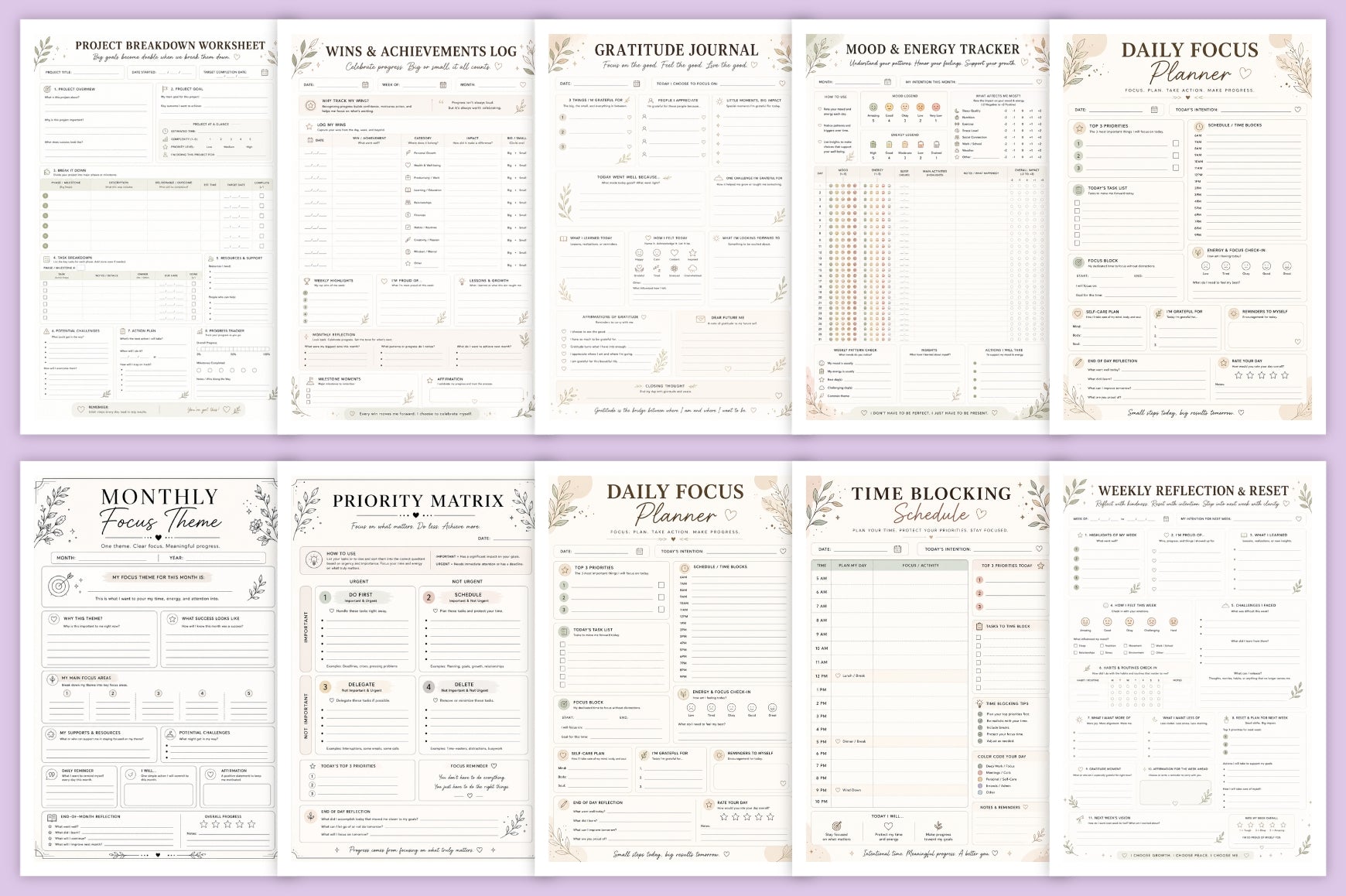 Adhd Success For Women Planner