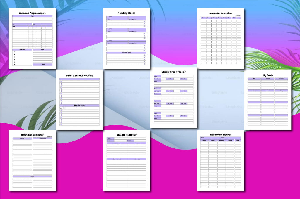 Back to School Planner