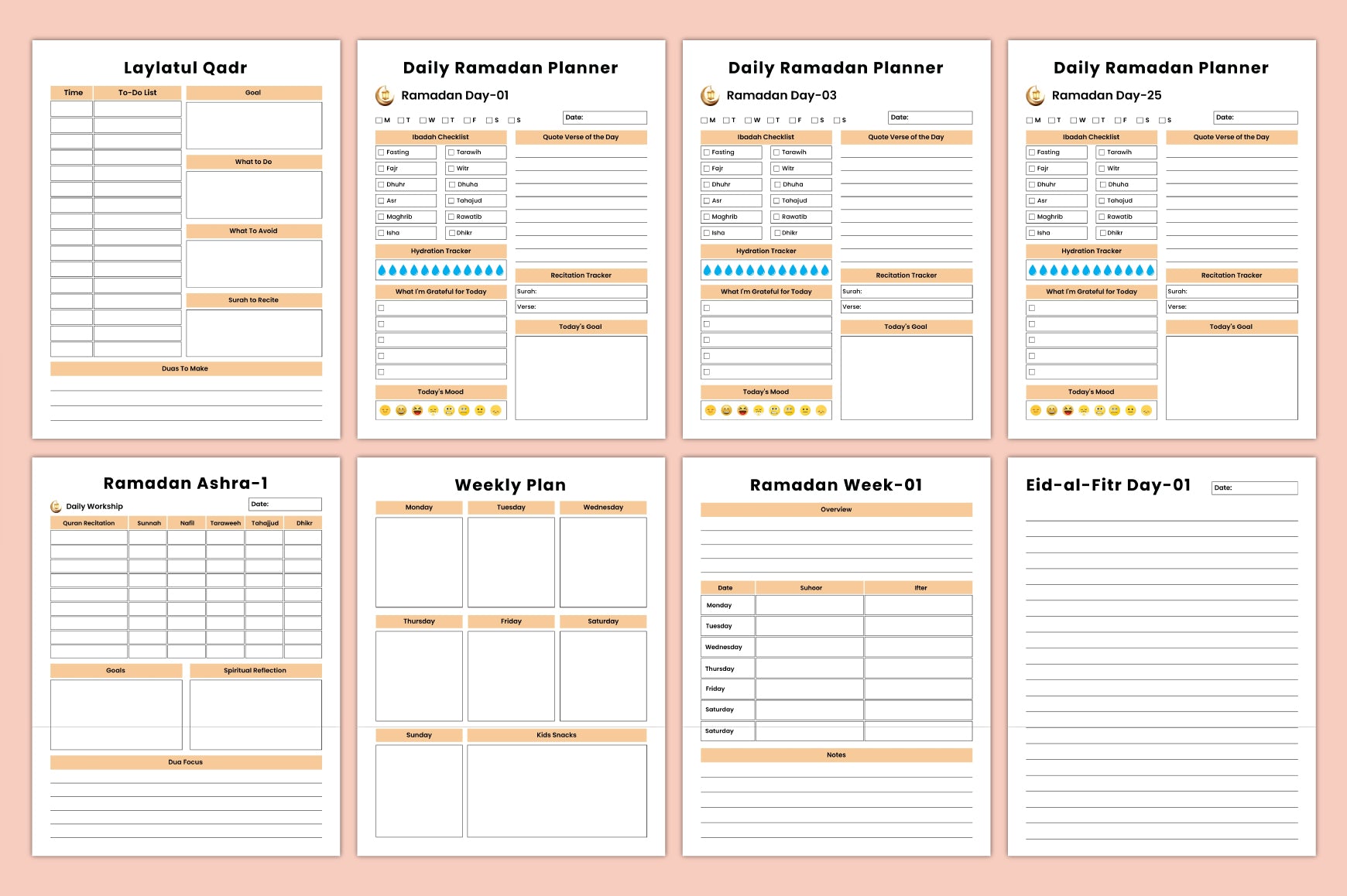 Ramadan Planner