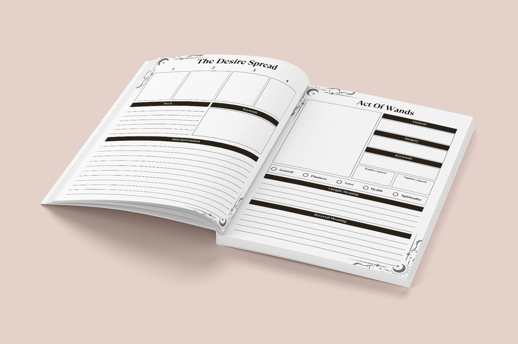 Witchcraft Tarot Practice Workbook