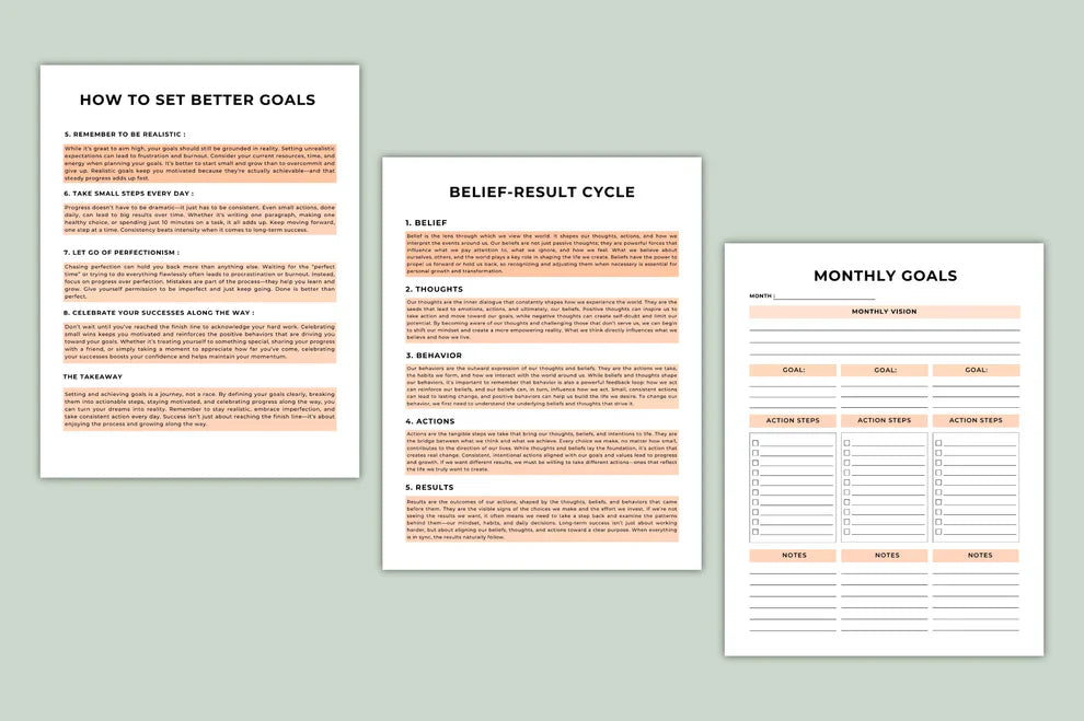 Goal Success Workbook