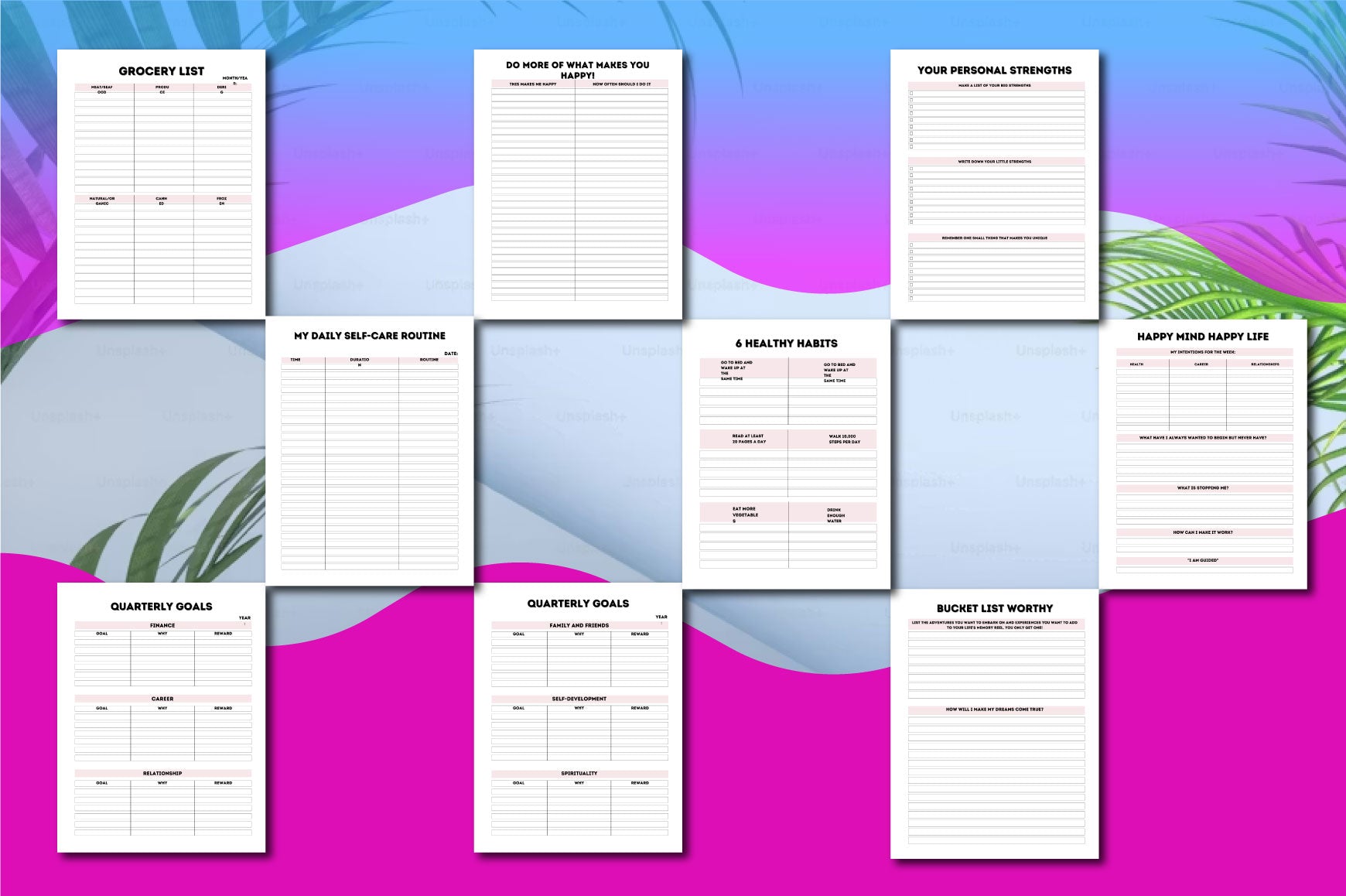 Self-Care Wellness Journal