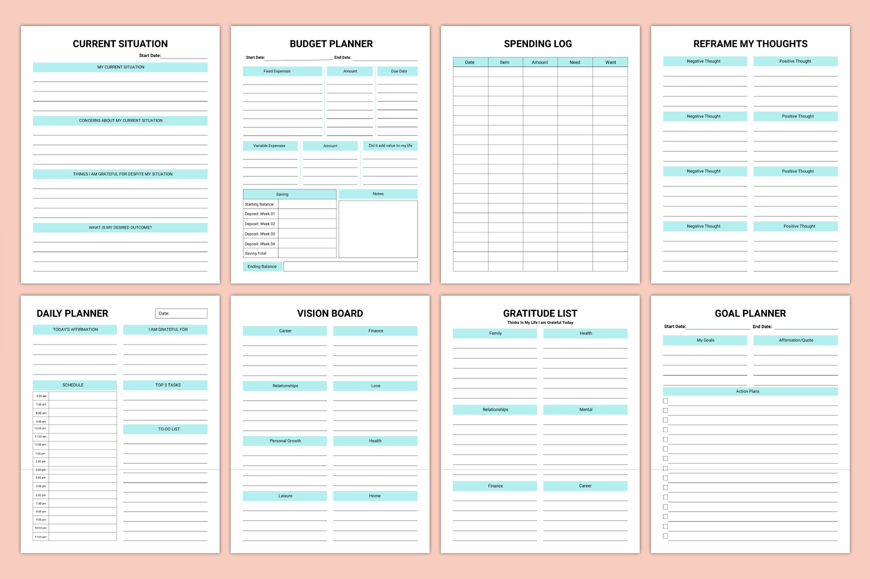 Positive Mindset Journal