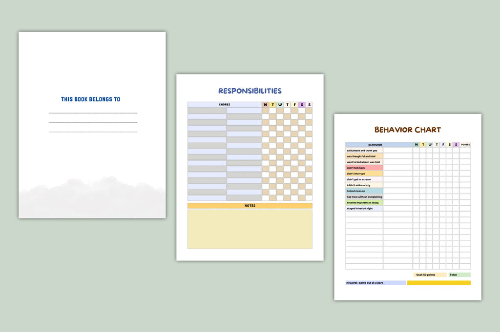 Children Task Chart Planner
