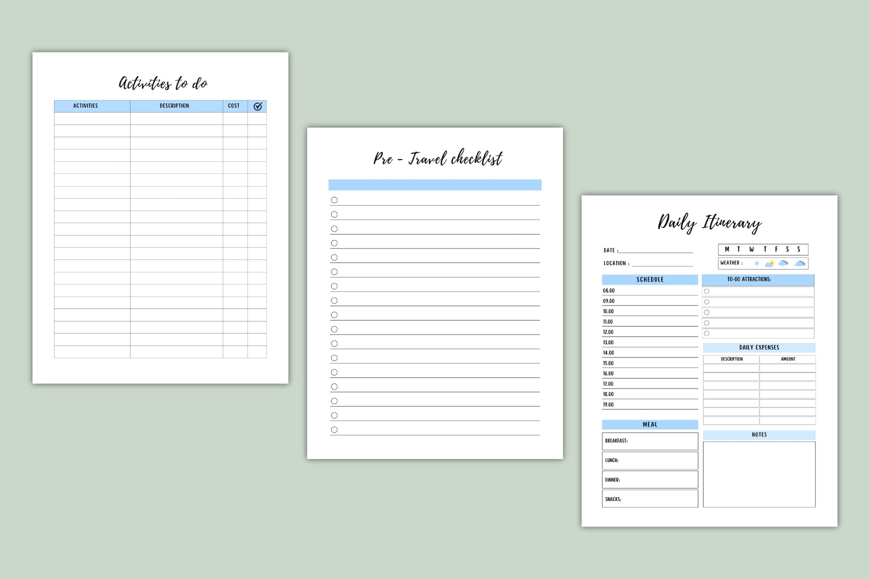 My Trip Journey Planner