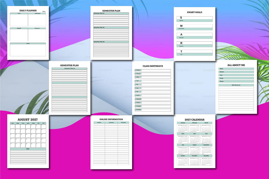 Teacher Planner 00921