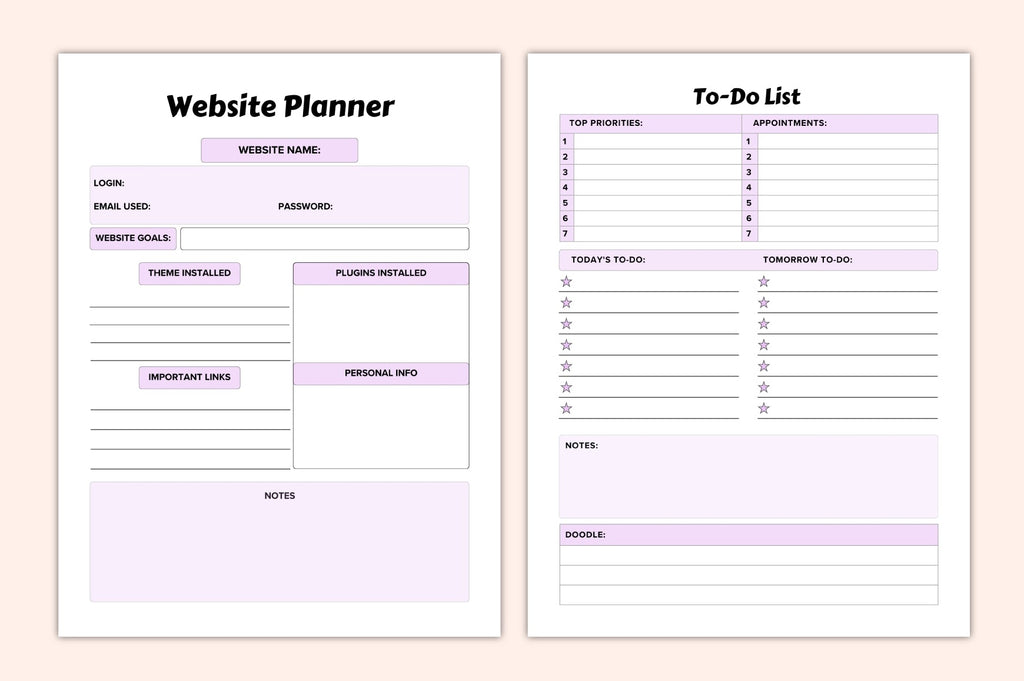 Handmade Craft Business Planner