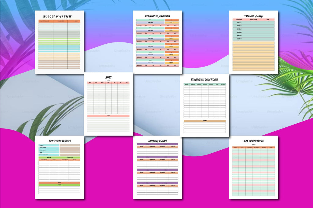 Rainbow Budget Planner
