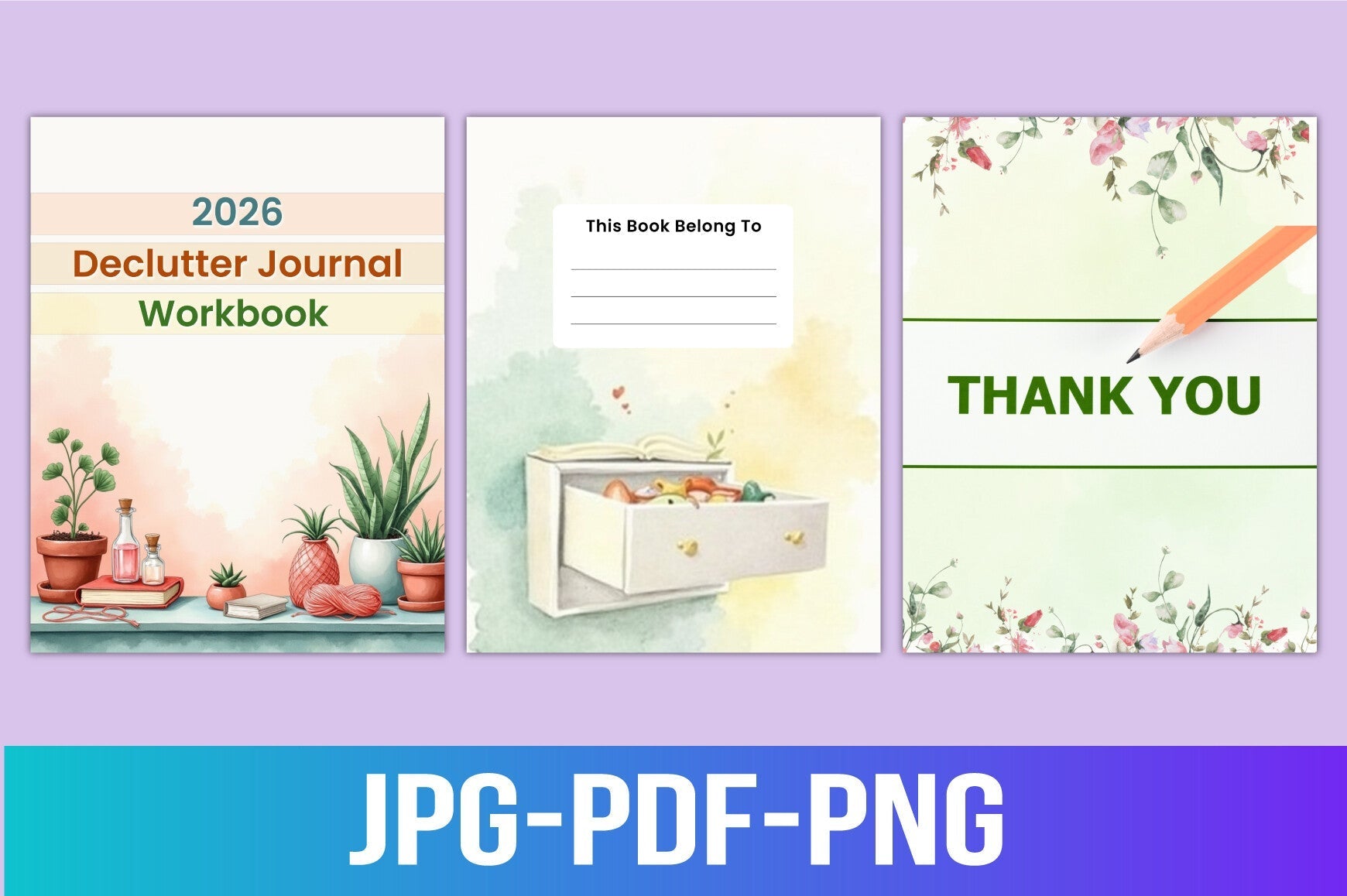 Declutter Workbook for Organization