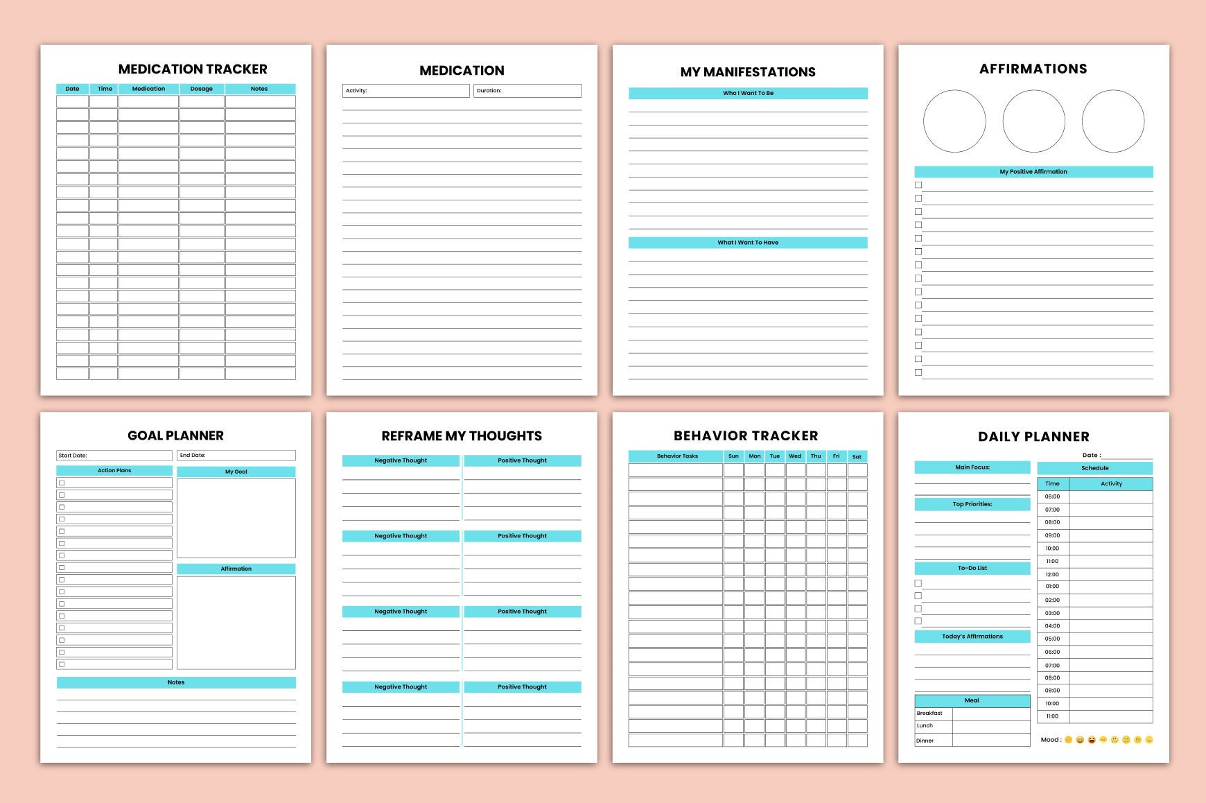 Depression Self-Care Journal