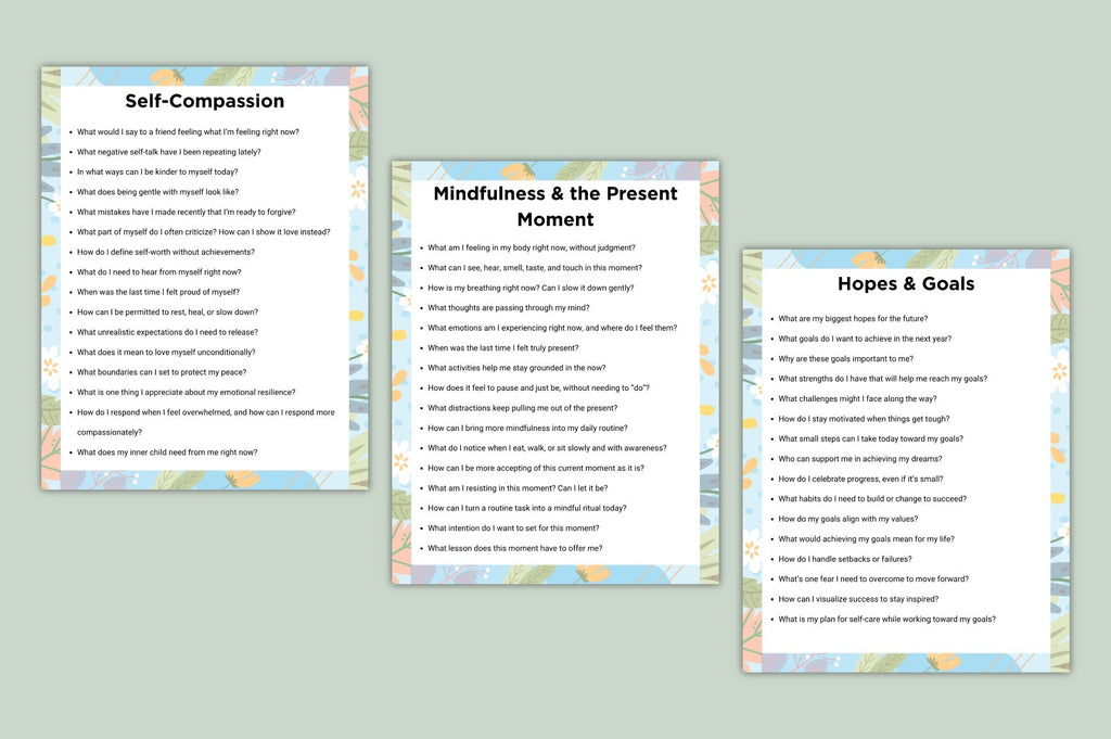 Calm Mind Anxiety Prompts