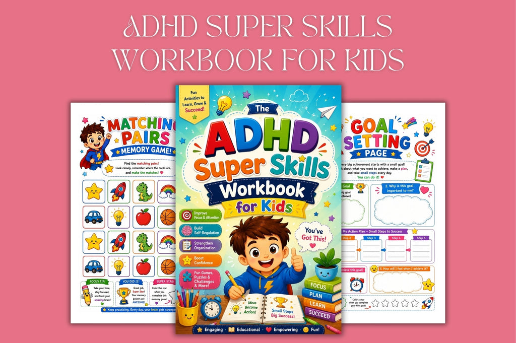Adhd Super Skills For Kids Workbook