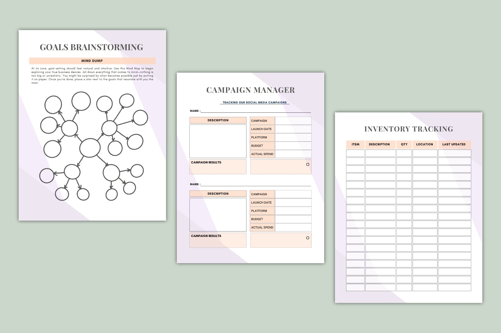 Business Expense Ledger Planner