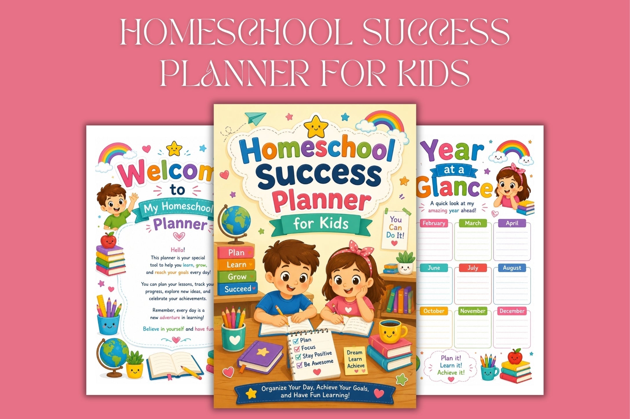 Homeschool Success For Kids Planner
