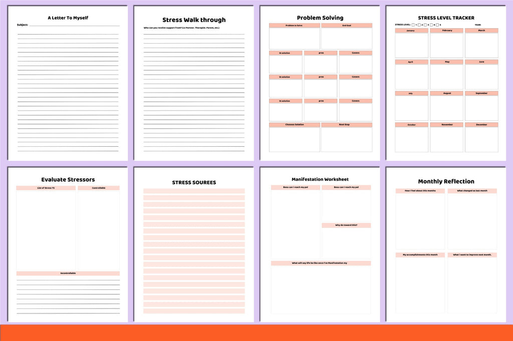 Stress Processing Journal Planner