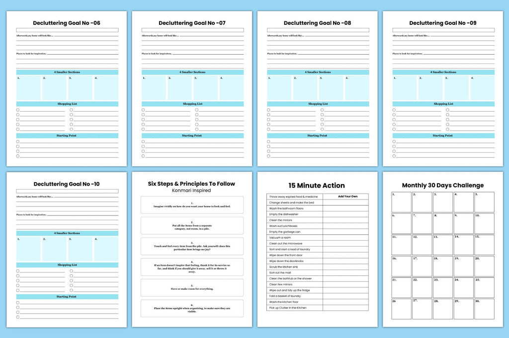 Decluttering Planner