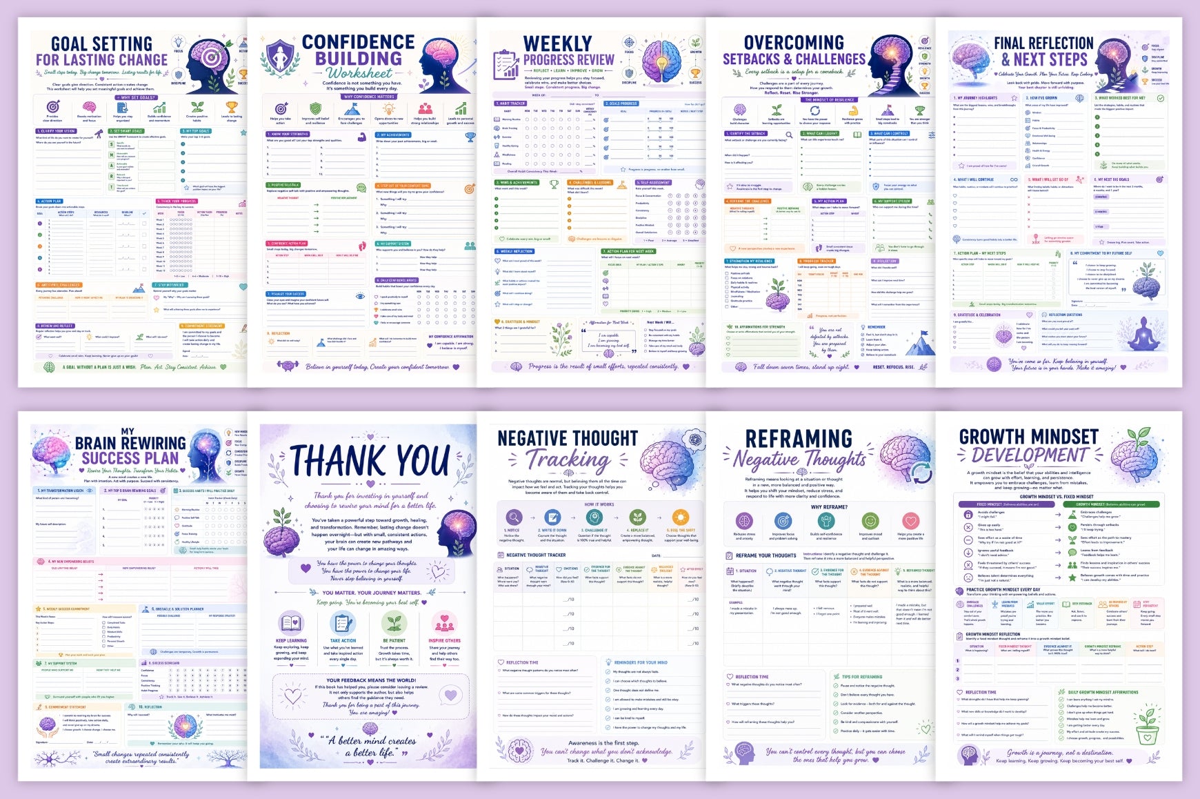 Brain Rewiring For Personal Growth Workbook