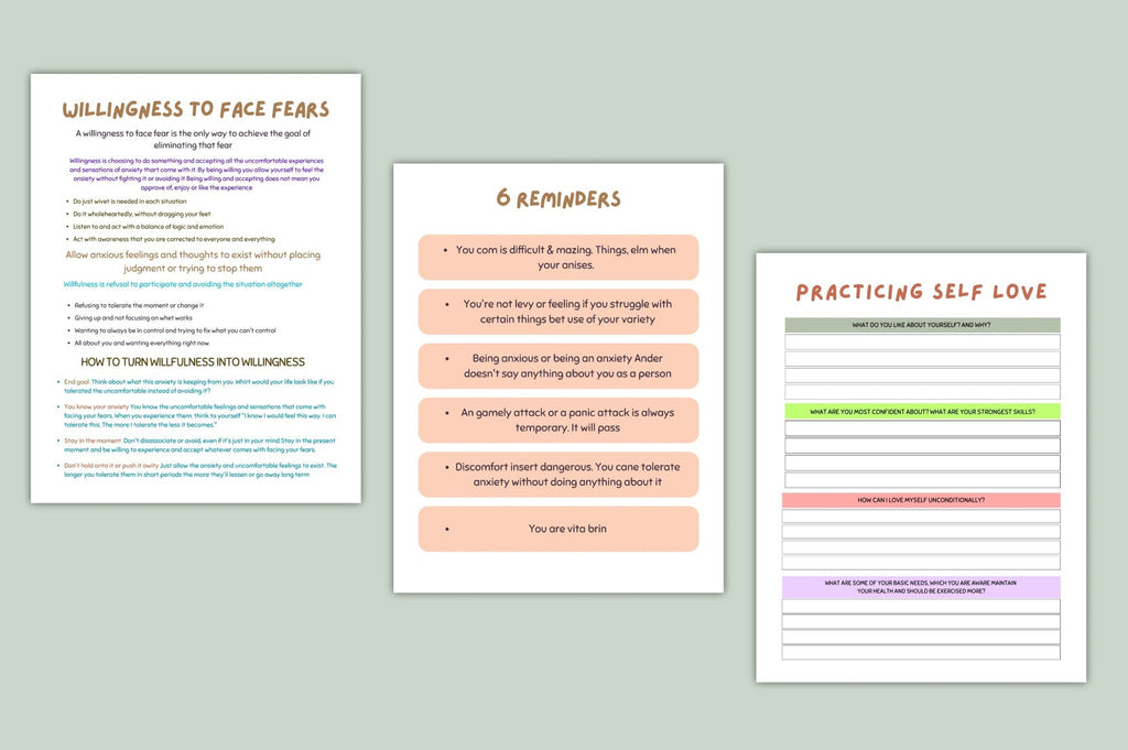 Stress Ease Self-Care Reflection Journal